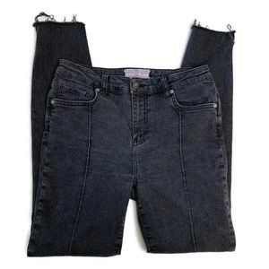 Free People High Waisted Skinny Black Jeans size 26